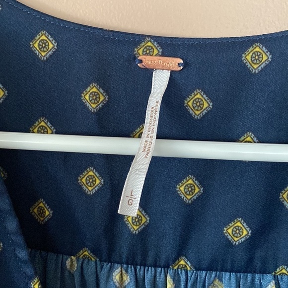 Free people morning in marrakesh printed sleeveless blouse - Picture 4 of 5